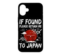 Custodia per iPhone 16 Plus If Found Please Return Me To Japan Travel Cultura giapponese