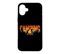 Custodia per iPhone 16 Plus Il campeggio è la mia terapia