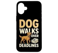 Custodia per iPhone 16 Plus Il cane cammina oltre le scadenze Ufficio Operatore remoto Professionista