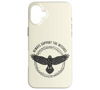 Custodia per iPhone 16 Plus Il corvo sostiene sempre le streghe streghe corvo gotico occulto