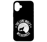 Custodia per iPhone 16 Plus Il deserto del lupo solitario