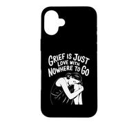 Custodia per iPhone 16 Plus Il dolore è amore con nessun posto dove andare citazione