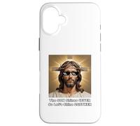 Custodia per iPhone 16 Plus Il figlio splende per sempre Gesù Cristiano Fede Divertente Arte