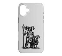 Custodia per iPhone 16 Plus Il guardiano demoniaco Azazel e il suo compagno di capra