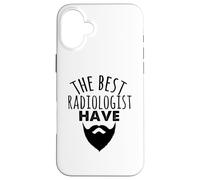 Custodia per iPhone 16 Plus Il miglior radiologo ha una radiografia divertente del medico della barba