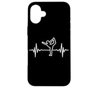 Custodia per iPhone 16 Plus Il mio cuore batte per le ragazze dello yoga