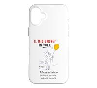 Custodia per iPhone 16 Plus Il Mio Umore Poldo Palloncino Ironico Divertente