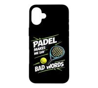 Custodia per iPhone 16 Plus Il Padel Mi Fa Dire Parolacce Il Divertente Tennis Padel