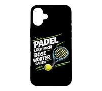 Custodia per iPhone 16 Plus Il Padel Mi Fa Dire Parolacce - Padel Divertente