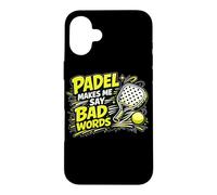 Custodia per iPhone 16 Plus Il Padel Mi Fa Dire Parolacce Padel Divertente