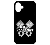 Custodia per iPhone 16 Plus Il padrino | Divertente Hotrod Garage Joke Car Guy Meccanico