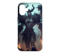 Custodia per iPhone 16 Plus Il potente re demone e il suo regno delle tenebre