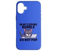 Custodia per iPhone 16 Plus Il programmatore Cat Whisperer nella mia bolla di codifica