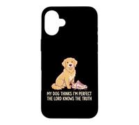 Custodia per iPhone 16 Plus Il proprietario del cane Pensa che io sia ideale per camminare con