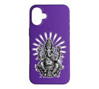 Custodia per iPhone 16 Plus Il saggio yoga indù di Ganesha