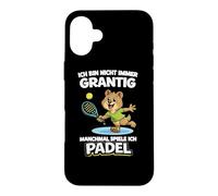 Custodia per iPhone 16 Plus Il Simpatico Orso Del Padel Non È Sempre Scontroso - Gioco A