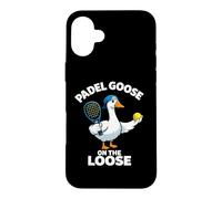 Custodia per iPhone 16 Plus Il Simpatico Padel Goose È A Piede Libero - Caos Sul Campo