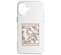 Custodia per iPhone 16 Plus Il suo occhio è sul passero Vintage