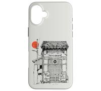 Custodia per iPhone 16 Plus Illustrazione di Shotokan Karate Dojo Tokyo Giappone