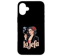 Custodia per iPhone 16 Plus Illustrazione vettoriale di La Jefa Funny Boss Lady