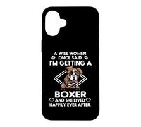 Custodia per iPhone 16 Plus I'm Getting A Boxer Funny Dog Mom Puppy Lovers