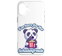 Custodia per iPhone 16 Plus I'm Here For The Schadenfreude - Simpatico panda sarcastico