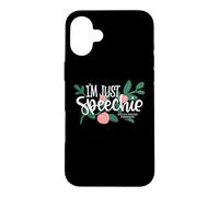 Custodia per iPhone 16 Plus Im Just Speechie Patologo Linguoterapia Pesche