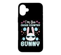 Custodia per iPhone 16 Plus I'm The Cross Country Bunny Floral Matching Family