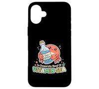 Custodia per iPhone 16 Plus In disperato bisogno di vitamina Sea Beach Goer