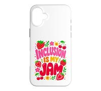 Custodia per iPhone 16 Plus Inclusion Is My Jam Groovy Special Education Sped Teacher