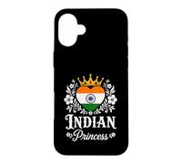Custodia per iPhone 16 Plus Indian Princess India Flag Proud Indian Girl