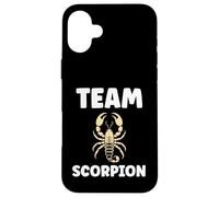 Custodia per iPhone 16 Plus Insect Scorpion animals arachnids simple team Scorpion