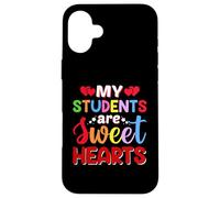 Custodia per iPhone 16 Plus Insegnante - I miei studenti sono dolci cuori