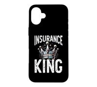 Custodia per iPhone 16 Plus Insurance King CSR Claims Adjuster Services Gift For Him