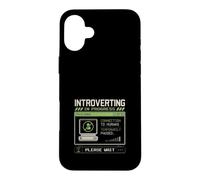 Custodia per iPhone 16 Plus Introverting in Progress Design Retrò Computer