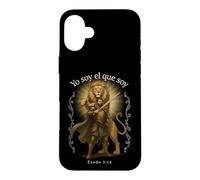 Custodia per iPhone 16 Plus Io Sono Chi Sono Esodo 3:14 Leone Guerriero Cristiano Spagnolo