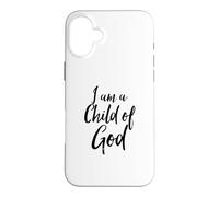 Custodia per iPhone 16 Plus Io sono un figlio di Dio Gesù Cristiano Salvezza Citazione