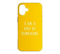 Custodia per iPhone 16 Plus Io sono un raggio di sole Dichiarazione motivante Inspiring