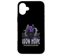 Custodia per iPhone 16 Plus Iron Hope - Abbigliamento di strada Y2K