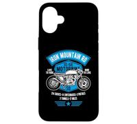 Custodia per iPhone 16 Plus Iron Mountain Road US-16A Design motociclistico del South Dakota