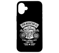 Custodia per iPhone 16 Plus Iron Mountain Road US-16A Design motociclistico del South Dakota