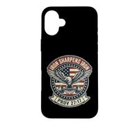 Custodia per iPhone 16 Plus Iron Sharpens Iron Christian Men Bible Scripture Gym Workout