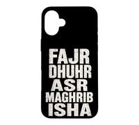 Custodia per iPhone 16 Plus Islamic Call To Prayer Fajr Dhuhr Asr Maghrib Isha Muslim