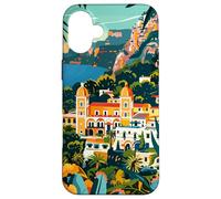 Custodia per iPhone 16 Plus Italia Arte Minimalista Tema Europa