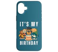 Custodia per iPhone 16 Plus It's My Birthday Compilation Italiano Brainrot Meme Bambini Ragazzi