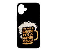 Custodia per iPhone 16 Plus It's Not A Dad Bod It's A Father Figure Lager Funny Beer