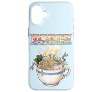 Custodia per iPhone 16 Plus Japanese Retro 90s Mecha Warrior Meka Roboto Ukiyo-E