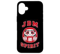 Custodia per iPhone 16 Plus JDM Spirit Daruma Vittoria Kanji - Stile Strada Giapponese