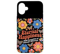Custodia per iPhone 16 Plus Jehovah's Witness 2026 Convention Eternal Happiness JW ORG