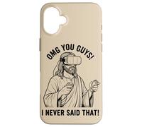 Custodia per iPhone 16 Plus Jesus Gamer OMG Non ho mai detto così divertente